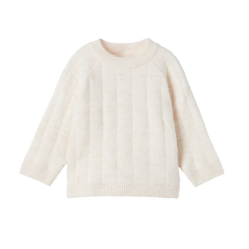 Zara Boys Quilted Knit Sweater Size 4-5